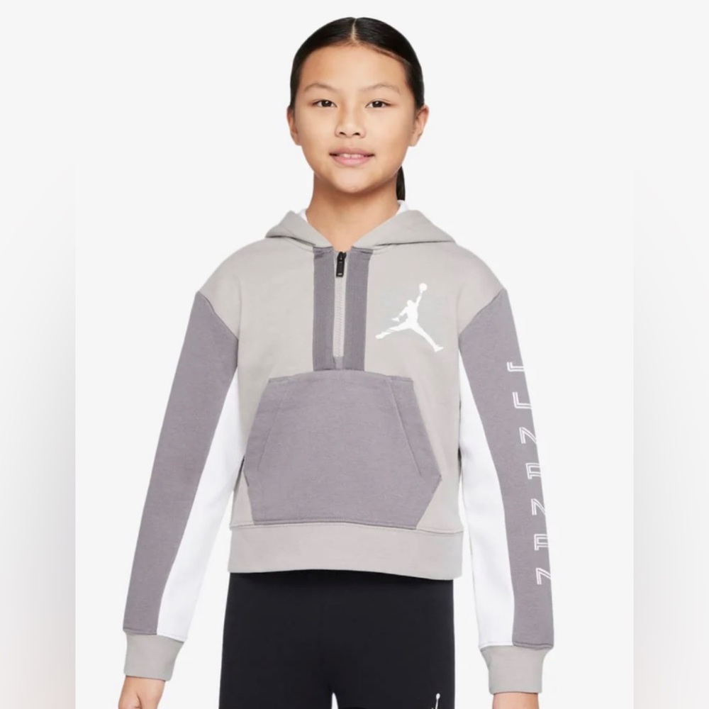 JORDAN GIRLS AIR JORDAN 11 PULLOVER HOODIE